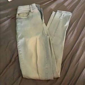 Light blue skinny jeans